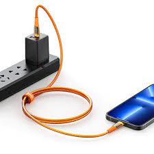 كيبل ميجا برو يو اس بي تايب سي 1.5متر البرتقالي  