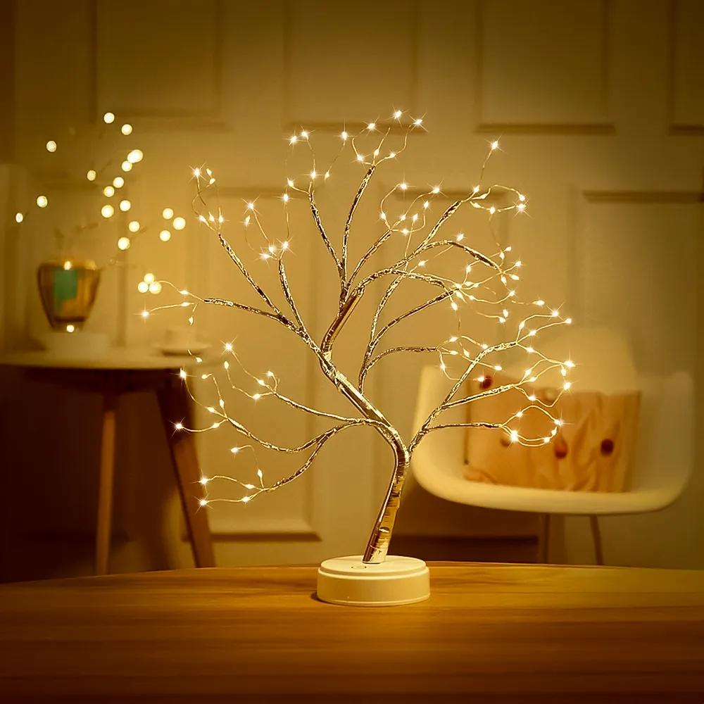 شجرة اضاءة لسطح الطاولة 